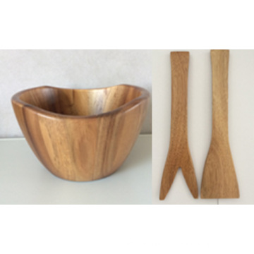 Best Sell Fashion Wood Salad bowl Set